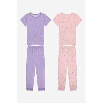 Set de pijamale de bumbac - 4 piese
