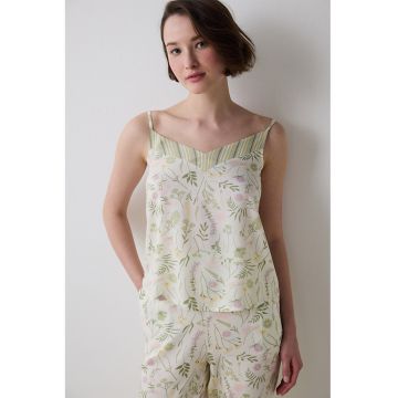 Top de pijama cu model floral