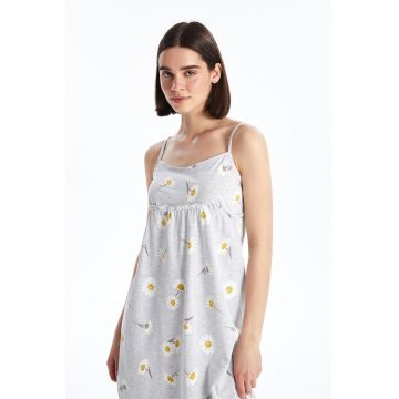 Camasa de noapte cu imprimeu floral