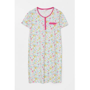 Camasa de noapte cu imprimeu floral
