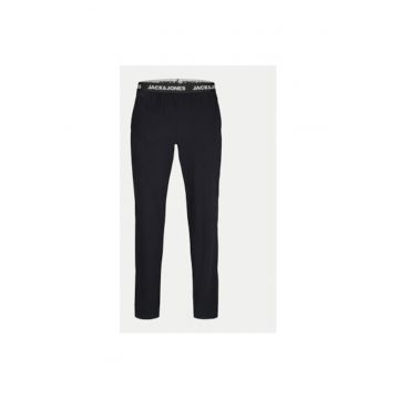 Pantaloni de pijama barbati -  304810466 - Bumbac/Poliester - Negru