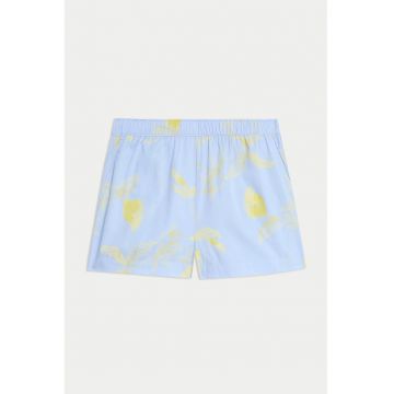 Pantaloni scurti de pijama cu talie elastica