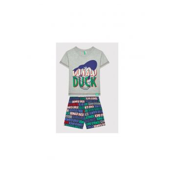 Pijama baieti -  300214893 - Bumbac - 90 CM - Gri