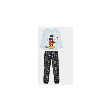 Pijama baieti -  303209445 - Bumbac - 122 CM - Gri