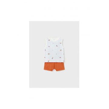 Pijama copii -  302025398 - Bumbac - Elastan - Portocaliu