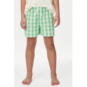 Pijama cu pantaloni scurti si imprimeu