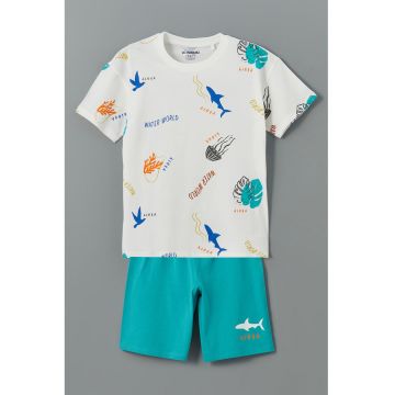 Pijama cu pantaloni scurti