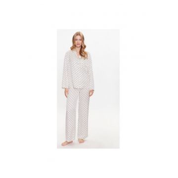 Pijama dama -  302912919 - Viscoza - XS INTL - Alb