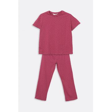 Pijama de bumbac cu buline