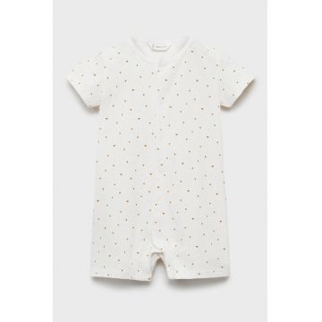 Pijama din amestec de bumbac cu imprimeu geometric