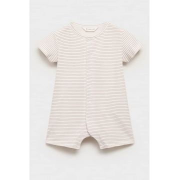 Pijama din amestec de bumbac cu model in dungi