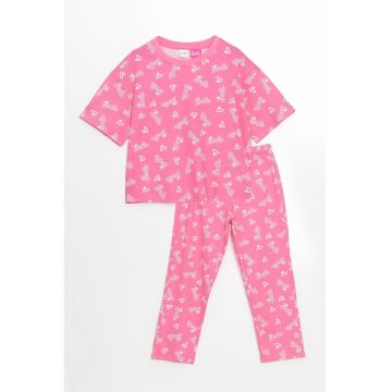 Pijama din bumbac Barbie