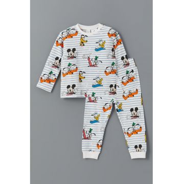 Pijama lunga cu imprimeu cu Disney