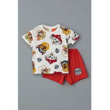 Pijama scurta cu imprimeu Paw Patrol