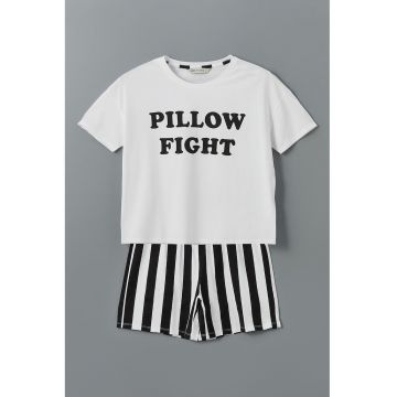 Pijama scurta cu model