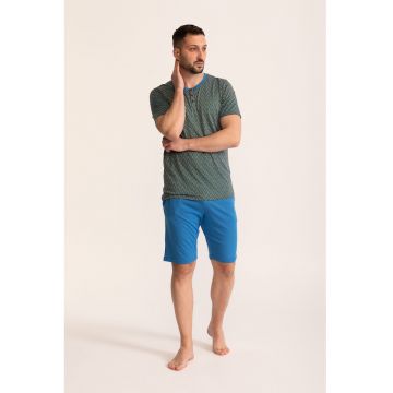Pijama scurta din amestec de bambus cu buzunare laterale