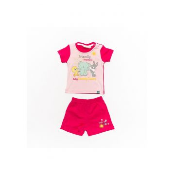 Pijamale fete - JTSET1345 - Roz -
