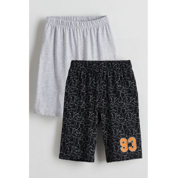 Set de pantaloni scurti de pijama din bumbac - 2 perechi