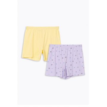 Set de pantaloni scurti de pijama din bumbac - 2 Perechi