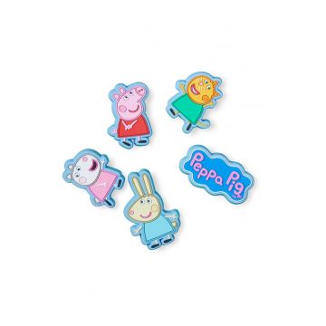 Set de talismane Peppa Pig Jibbitz - 5 piese