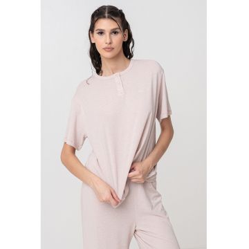 Tricou de pijama din amestec de bumbac organic