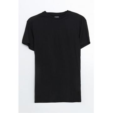 Tricou de pijama din bumbac si modal