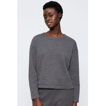 Bluza lejera de pijama cu maneci cazute