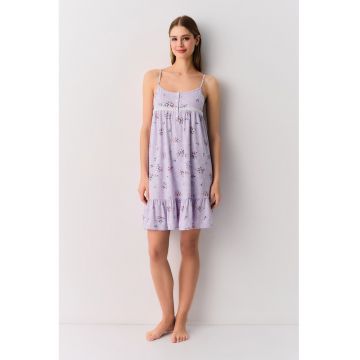 Camasa de noapte cu model floral