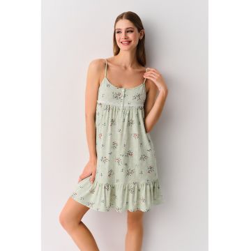 Camasa de noapte cu model floral