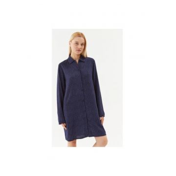 Camasa de noapte dama -  303304126 - Viscoza - 40 EU - Albastru