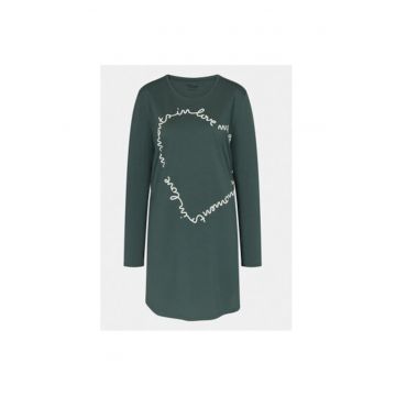 Camasa de noapte dama -  303307332 - Bumbac - 36 EU - Verde