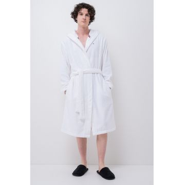 Halat de baie cu buzunare si cordon in talie