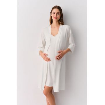 Halat de baie cu model uni