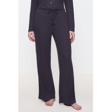 Pantaloni lejeri de pijama cu snur de ajustare in talie