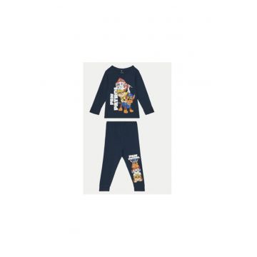 Pijama baieti -  304718410 - Bumbac - Albastru