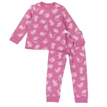 Pijama copii Chicco, ciclamen, 00433-69MC