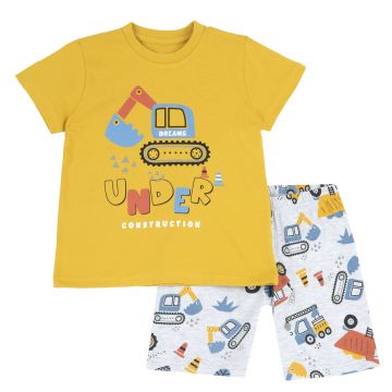 Pijama copii Chicco, galben, 35444-68MC