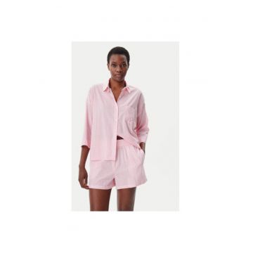 Pijama dama -  305145567 - Bumbac/Viscoza - Roz