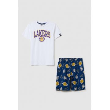 Pijama din bumbac Los Angeles Lakers