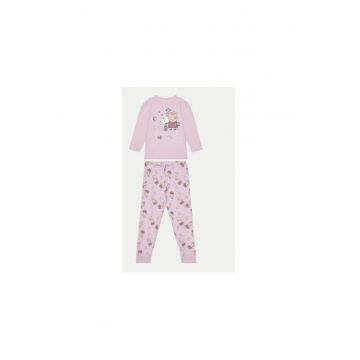 Pijama fete -  304718700 - Bumbac - Roz