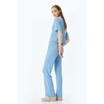 Pijama lunga striata