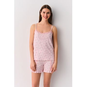 Pijama scurta cu model floral