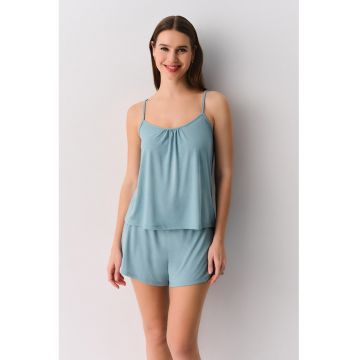 Pijama scurta cu model uni