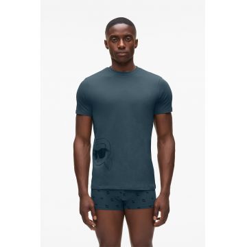 Pijama slim fit cu logo