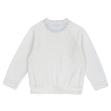 Pulover bebelusi Chicco tricotat, alb, 00020-69MC