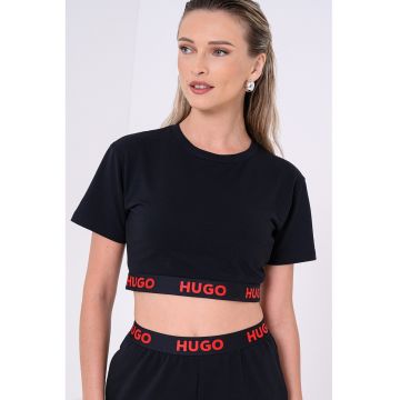 Tricou crop de pijama