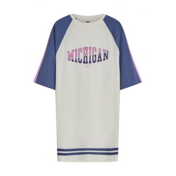 Camasa de noapte - alb-albastru Kelby