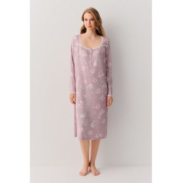 Camasa de noapte cu model floral