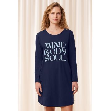 Camasa de noapte cu text