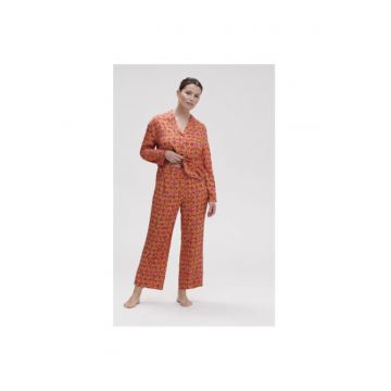 Camasa de noapte dama -  302992621 - Viscoza - Roz